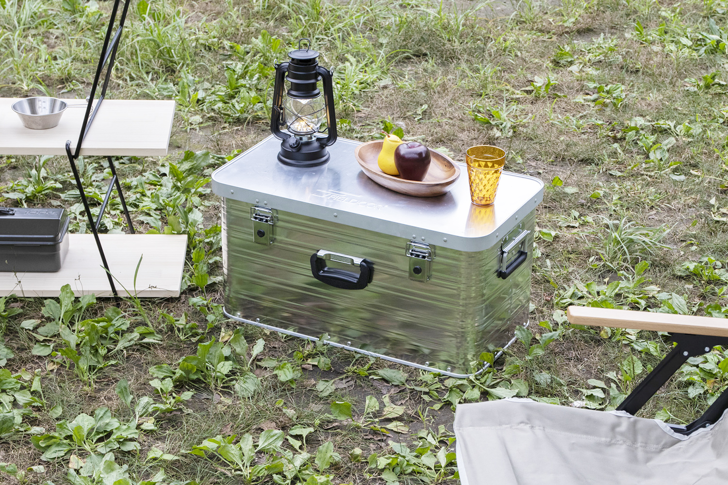 FIELDOOR（フィールドア） | アルミコンテナボックス シルバー S/M/L