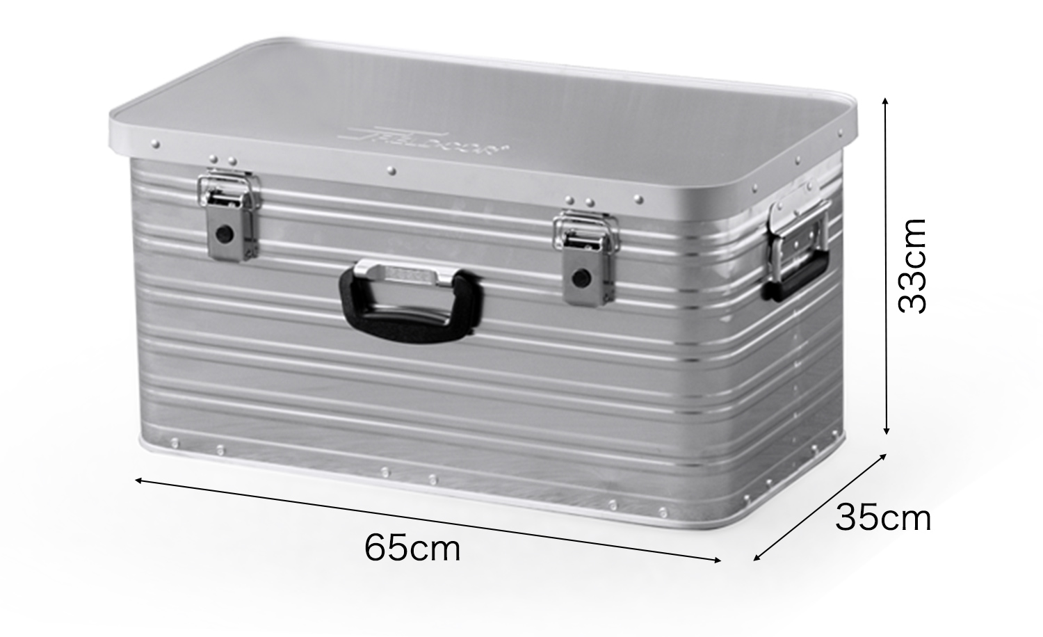 FIELDOOR（フィールドア） | アルミコンテナボックス シルバー S/M/L