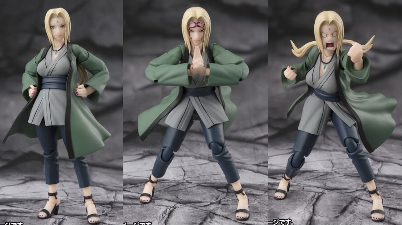 新作！『NARUTO-ナルト- 疾風伝』「S.H.Figuarts 綱手 -百豪極めし伝説