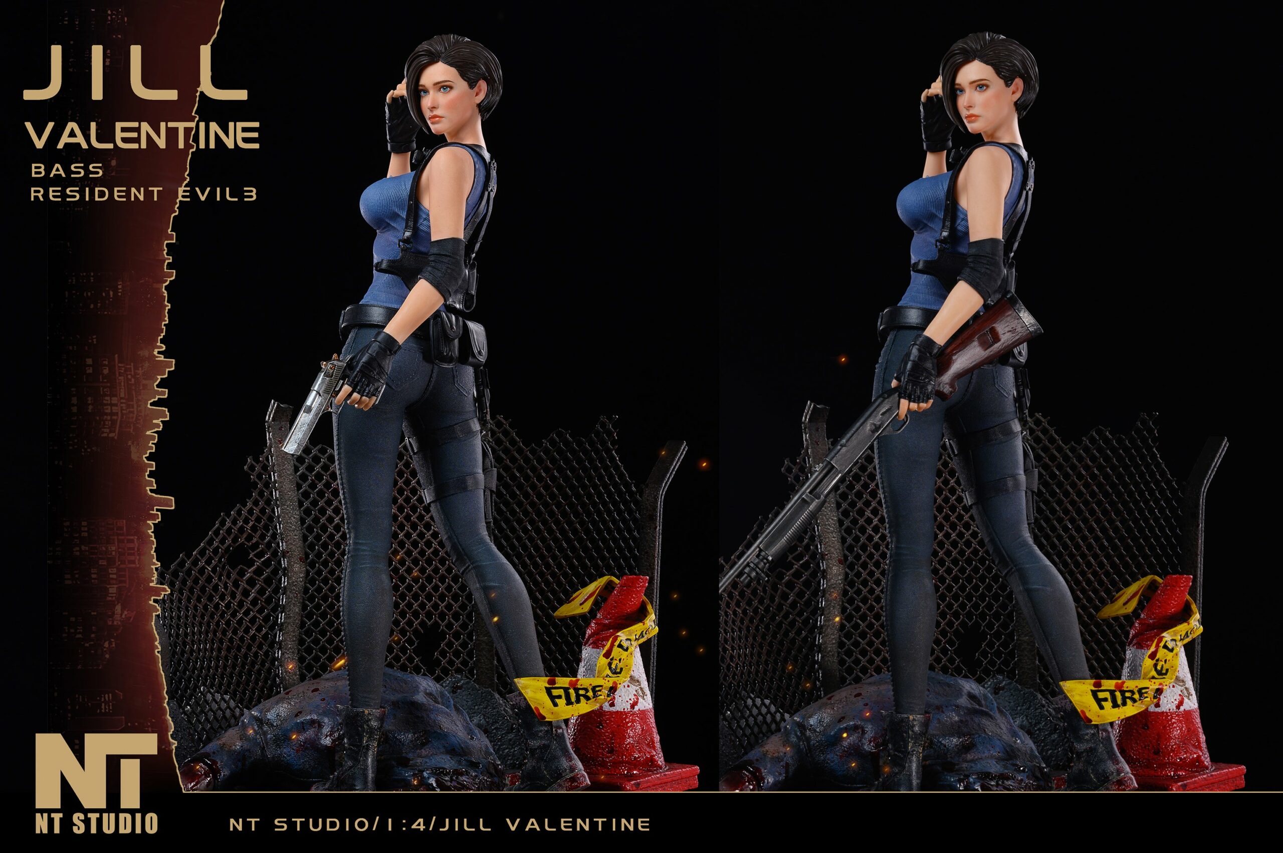 1/4 Scale Jill valentine - Resident Evil 3 (Remake) Statue - NT