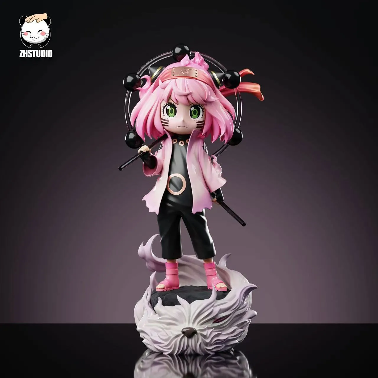 Six Paths & Sakura Haruno Cosplay Anya Forger - Naruto SPY X