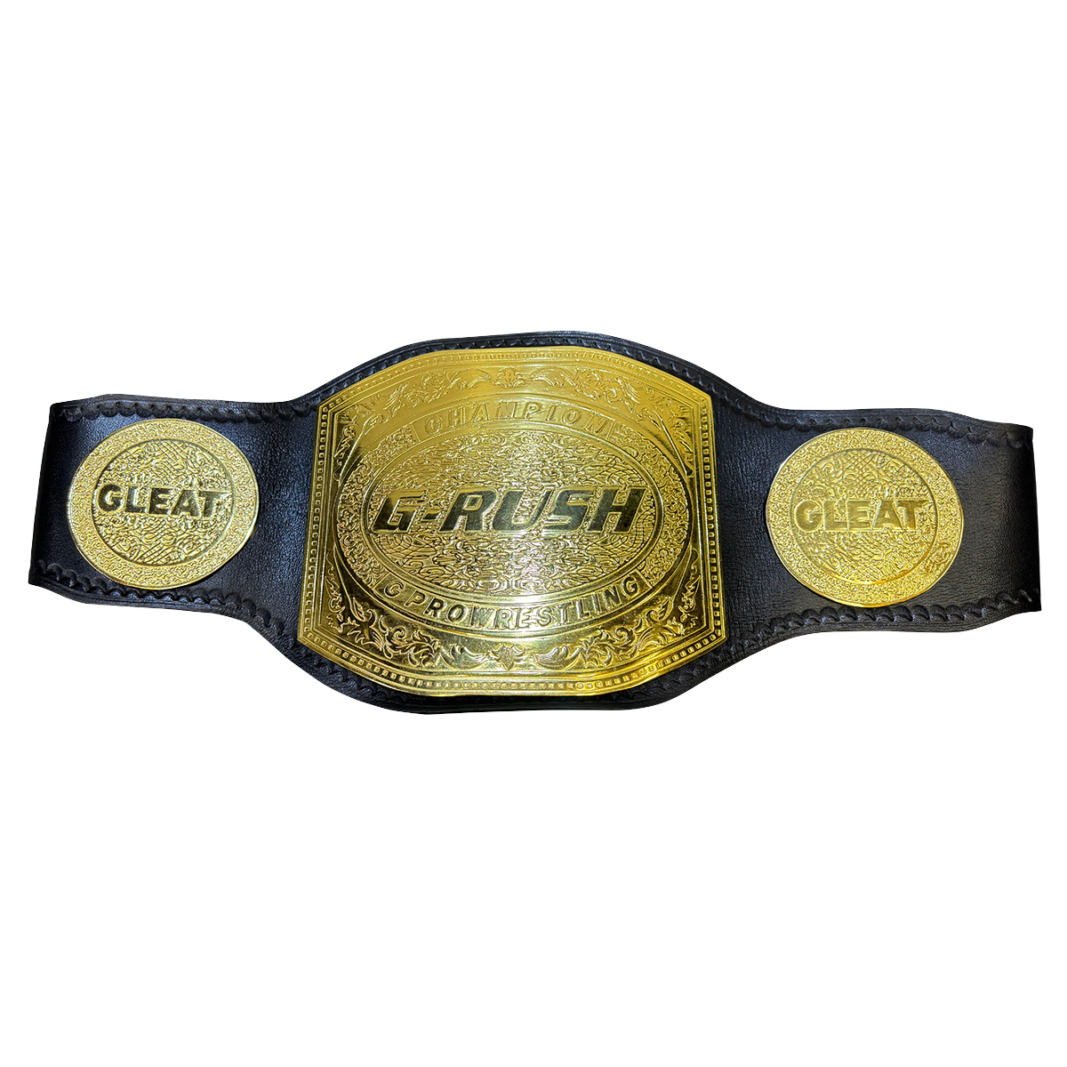 格闘技用品店ファイターズスピリッツはGLEATチャンピオンベルトを製作