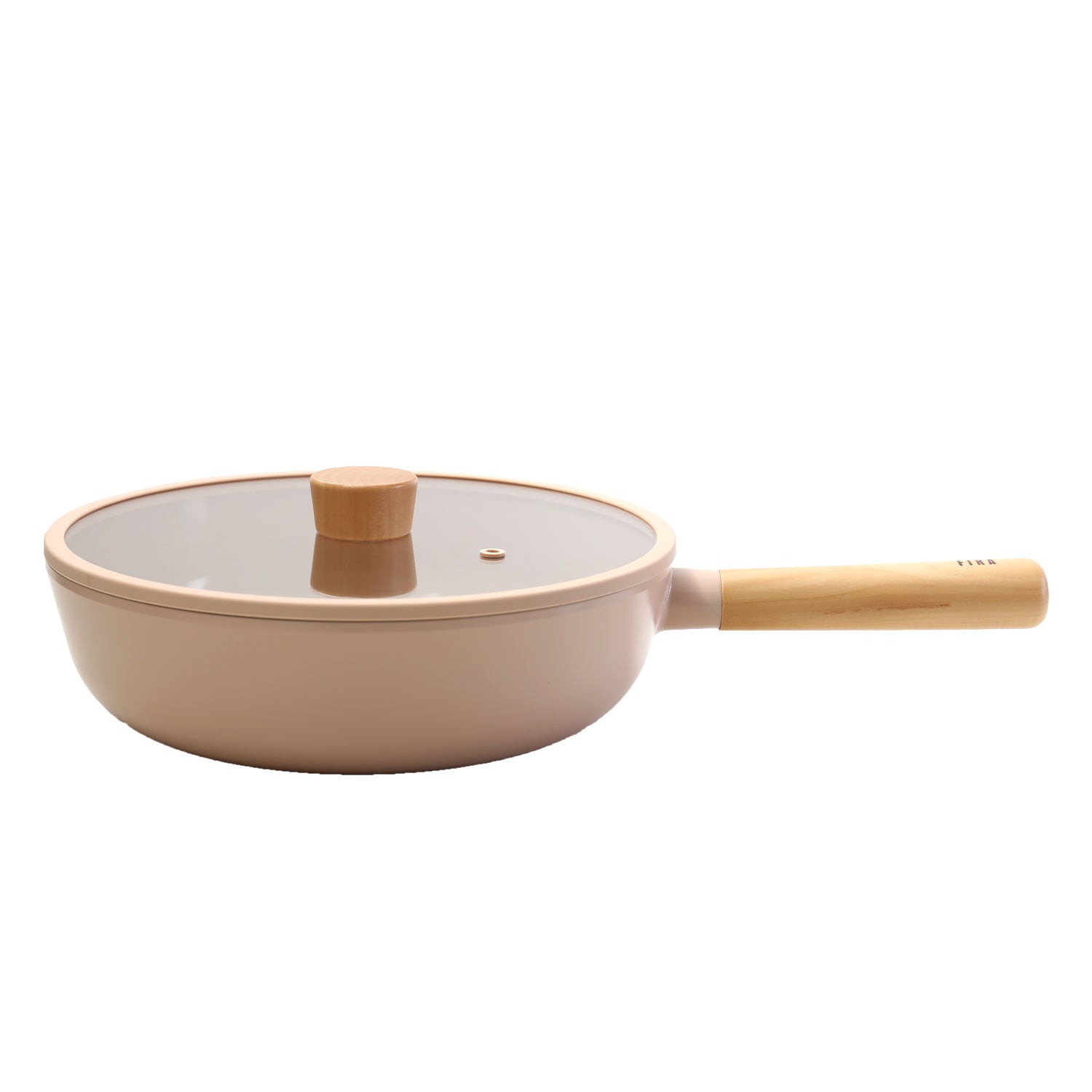 FIKA フライパン26cm ガラス蓋付き ピーチピンク – FIKAbyNeoflam公式