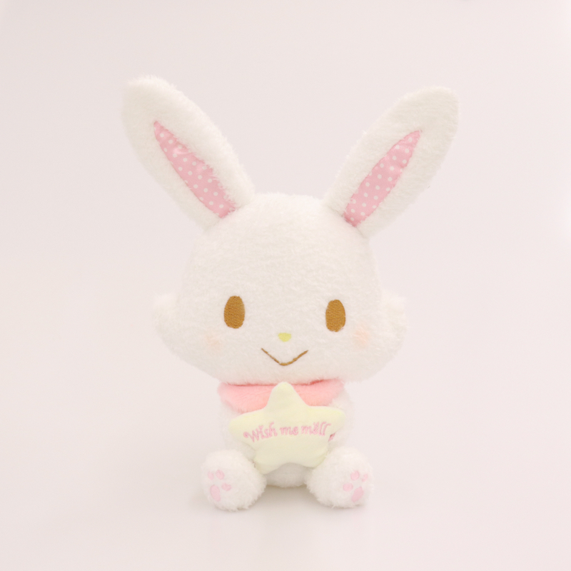 ウィッシュミーメル ふわふわパステルボア蓄光ぬいぐるみS｜むにゅ