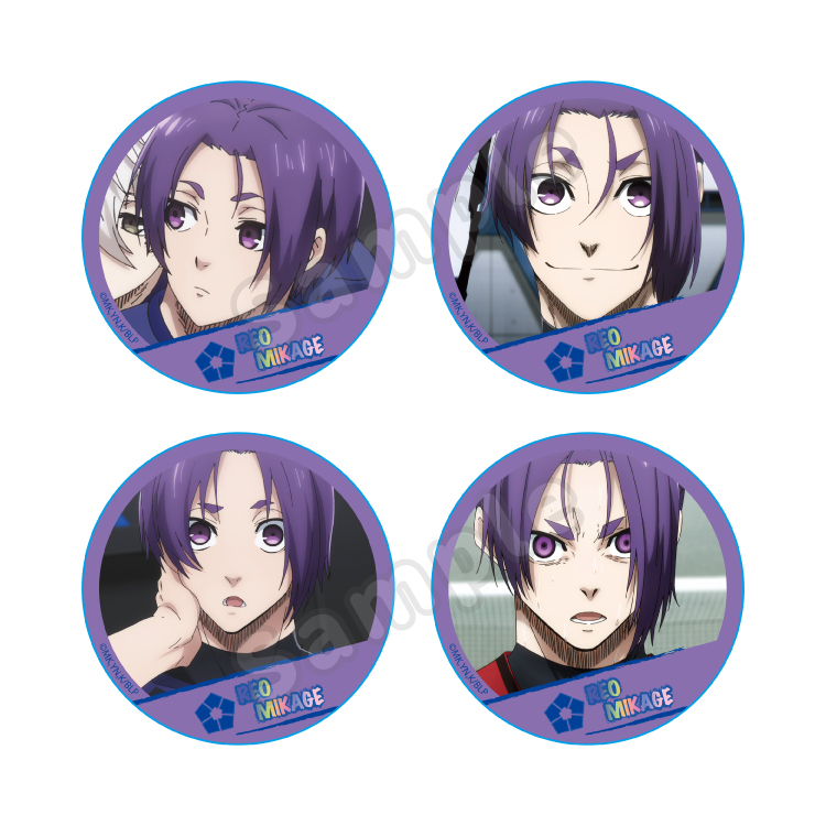 ブルーロック 場面写トレーディングホログラム缶バッジ｜むにゅぐるみ