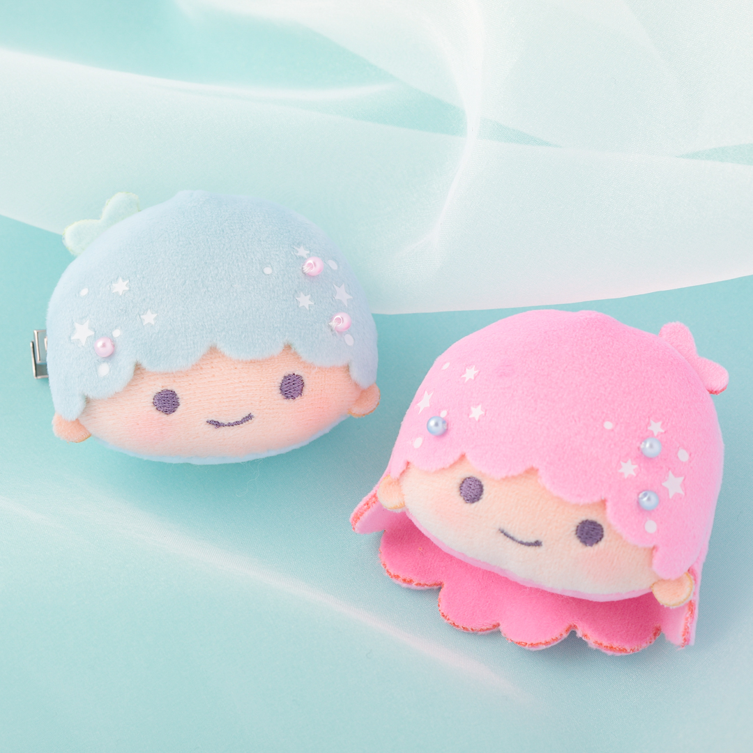 リトルツインスターズ キラキラフェイスヘアクリップセット｜むにゅ