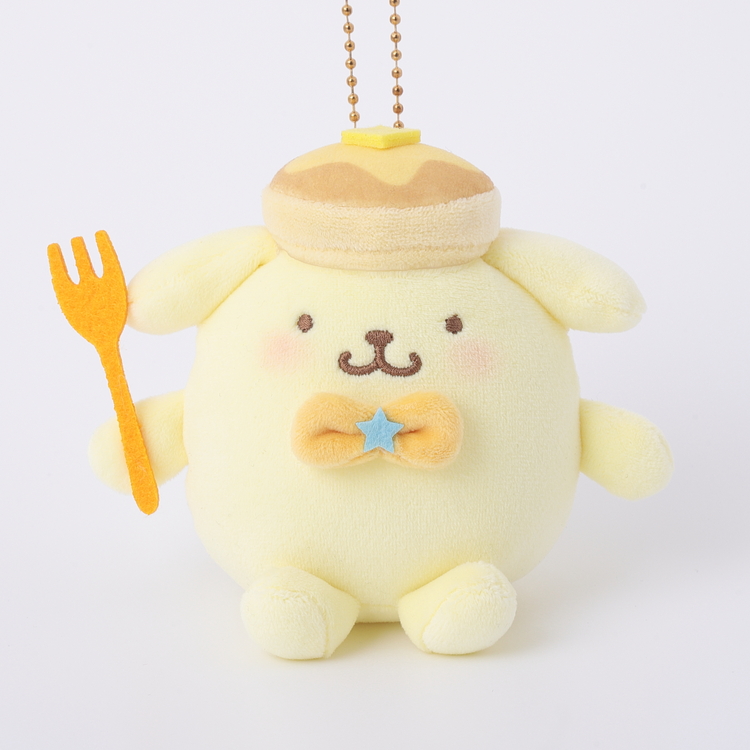 ポムポムプリン ハッピーシェアパンケーキマスコット｜むにゅぐるみ