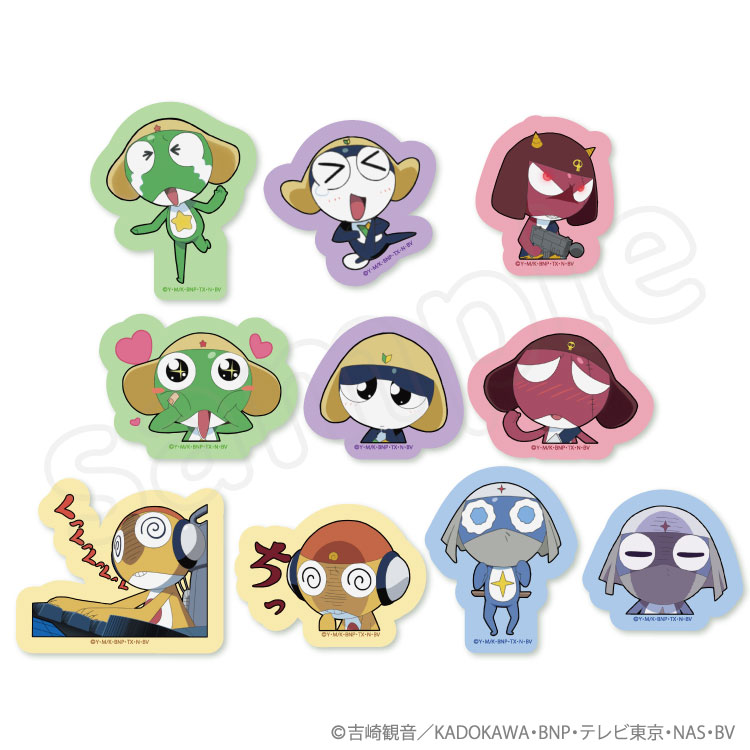 ケロロ軍曹 トレーディング場面写ステッカー(喜怒哀楽セレクション