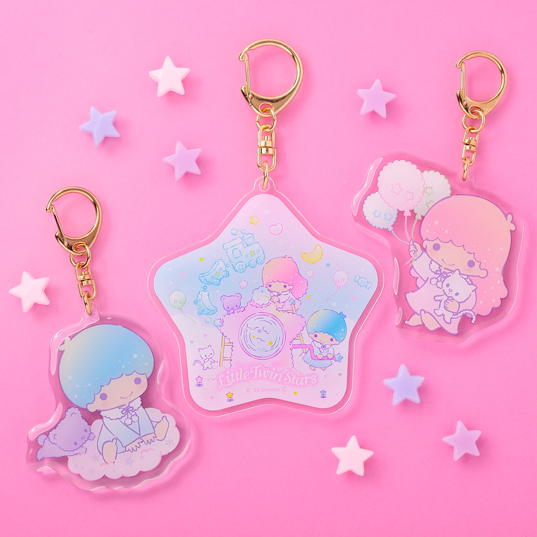 リトルツインスターズ 雲製造機 BIGアクリルキールダー｜むにゅぐるみ
