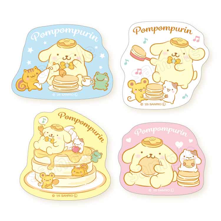 ポムポムプリン ハッピーシェアパンケーキ トレーディングダイカット