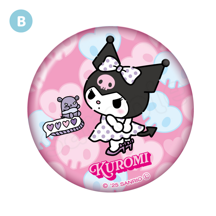 クロミ POP!POP! 缶バッジ｜むにゅぐるみパティオ公式サイト