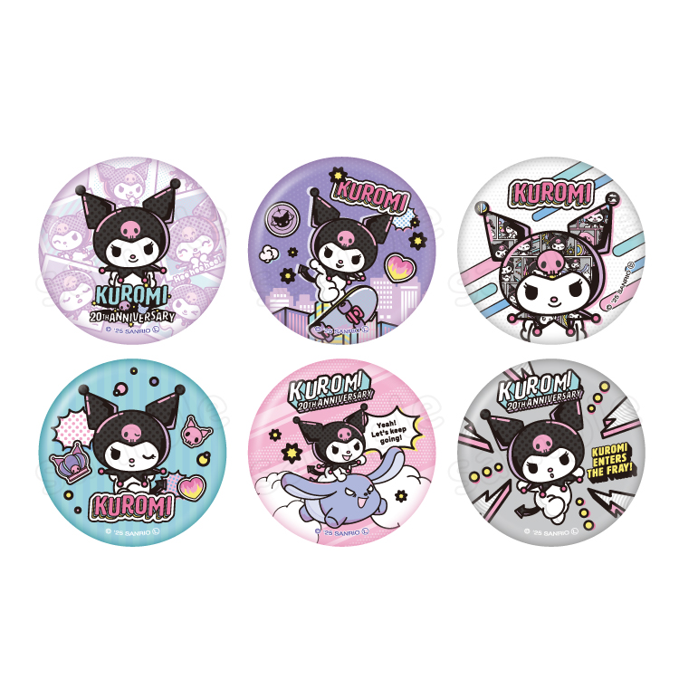 クロミ クロミワールド トレーディング缶バッジ(全6種)｜むにゅぐるみ