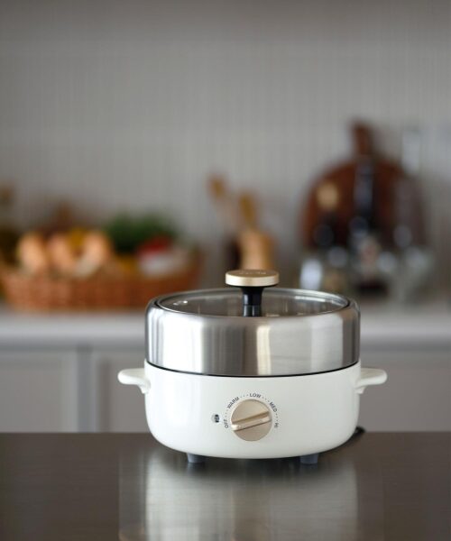 コンパクトマルチグリルポット ホワイトの通販 | BRUNO online