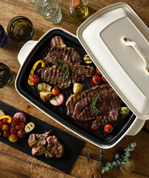 ホットプレートグランデサイズ用仕切り鍋＋グリルプレートセット の