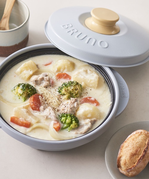 レンジメート プロ by BRUNO 2種セット ブルーグレー/スクエア ブルー