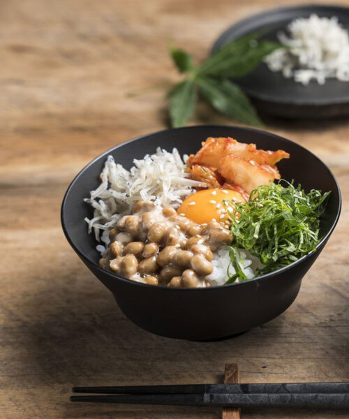 ARAS お茶碗、汁椀とお箸のペアセット ブラック×グレーの通販 | BRUNO