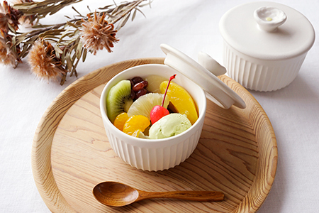 イ49 蒸しカップ 花 - 益子焼の小さな窯元「よしざわ窯」- 生活陶器