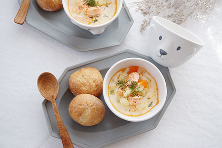 リ29 シロクマのスープボウル - 益子焼の小さな窯元「よしざわ窯