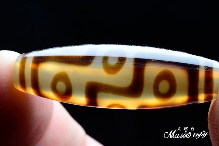 希望実現・能力獲得 5A 白九眼天珠 38㎜ 一点物 - 石川県金沢市 天然石