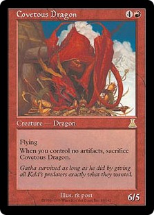Foil】《欲深きドラゴン/Covetous Dragon》[UDS] 赤R | 日本最大級 MTG