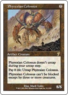 Foil】《ファイレクシアの巨像/Phyrexian Colossus》[7ED] 茶R | 日本