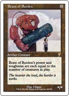 Foil】《役畜/Beast of Burden》[7ED] 茶R | 日本最大級 MTG通販サイト