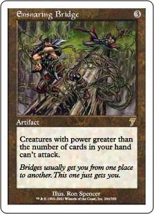 Foil】《罠の橋/Ensnaring Bridge》[7ED] 茶R | 日本最大級 MTG通販