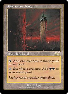 ファイレクシアの塔/Phyrexian Tower》[USG] 土地R | 日本最大級 MTG