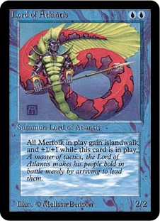 アトランティスの王/Lord of Atlantis》[LEA] 青R | 日本最大級 MTG