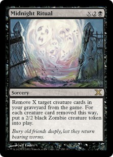 真夜中の儀式/Midnight Ritual》[10ED] 黒R | 日本最大級 MTG通販