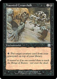 Foil】《逢魔が辻/Haunted Crossroads》[MMQ] 黒U | 日本最大級 MTG