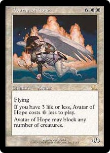 Foil】《希望の化身/Avatar of Hope》[PCY] 白R | 日本最大級 MTG通販
