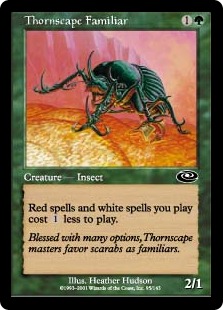 荊景学院の使い魔/Thornscape Familiar》[PLS] 緑C | 日本最大級 MTG