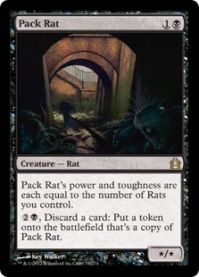 群れネズミ/Pack Rat》[RTR] 黒R | 日本最大級 MTG通販サイト「晴れる屋」