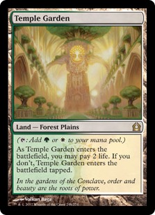 Foil】《寺院の庭/Temple Garden》[GRN] 土地R | 日本最大級 MTG通販