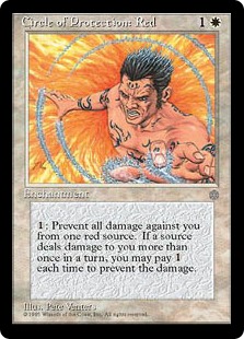 赤の防御円/Circle of Protection: Red》[8ED] 白U | 日本最大級 MTG