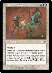 Foil】《パララクスの波/Parallax Wave》[NEM] 白R | 日本最大級 MTG