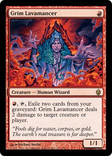 Foil】《渋面の溶岩使い/Grim Lavamancer》[TOR] 赤R | 日本最大級 MTG