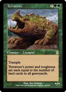Foil】《土を食うもの/Terravore》[ODY] 緑R | 日本最大級 MTG通販