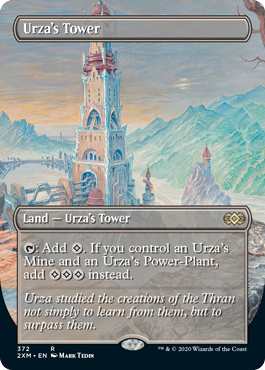 372)□ボーダーレス□《ウルザの塔/Urza's Tower》[2XM-BF] 土地R