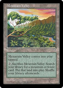 山峡/Mountain Valley》[MIR] 土地U | 日本最大級 MTG通販サイト