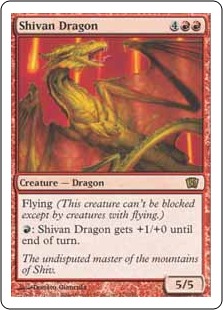 シヴ山のドラゴン/Shivan Dragon》[8ED] 赤R | 日本最大級 MTG通販