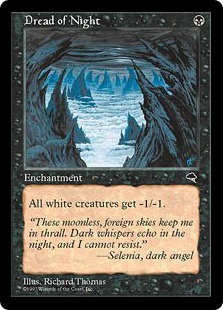 夜の戦慄/Dread of Night》[TMP] 黒U | 日本最大級 MTG通販サイト
