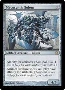 マイコシンスのゴーレム/Mycosynth Golem》[5DN] 茶R | 日本最大級 MTG