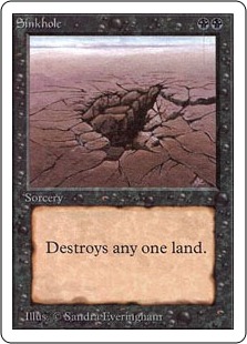 陥没孔/Sinkhole》[2ED] 黒C | 日本最大級 MTG通販サイト「晴れる屋」