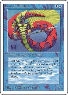 アトランティスの王/Lord of Atlantis》[7ED] 青R | 日本最大級 MTG