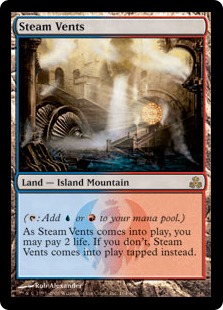 Foil】《蒸気孔/Steam Vents》[RTR] 土地R | 日本最大級 MTG通販サイト