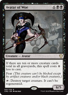 Foil】《悲哀の化身/Avatar of Woe》[PCY] 黒R | 日本最大級 MTG通販
