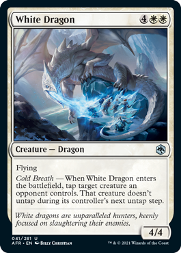 041)《ホワイト・ドラゴン/White Dragon》[AFR] 白U | 日本最大級 MTG