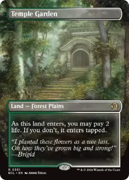 Foil】《寺院の庭/Temple Garden》[GRN] 土地R | 日本最大級 MTG通販